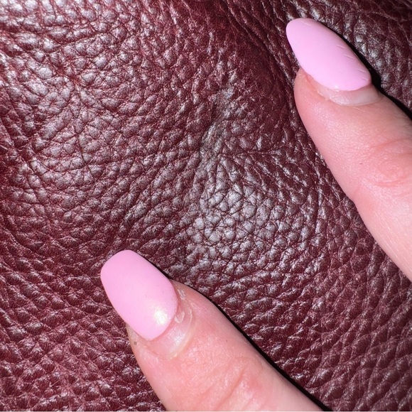 CORONADO Brown Red Leather Hobo Shoulder Bag Concealed Carry Vintage Made In USA - Picture 13 of 15